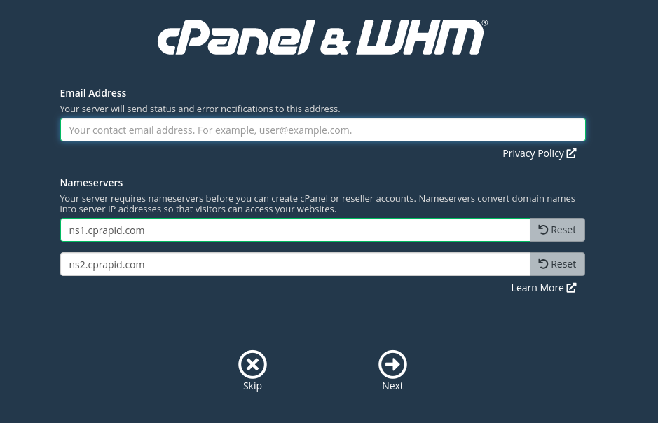 Installation | cPanel & WHM Documentation