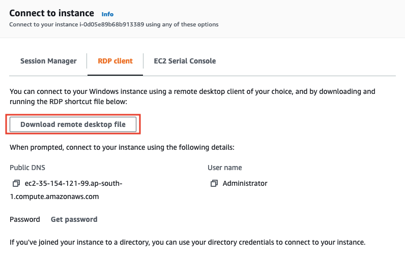 Create a Windows EC2 instance in AWS