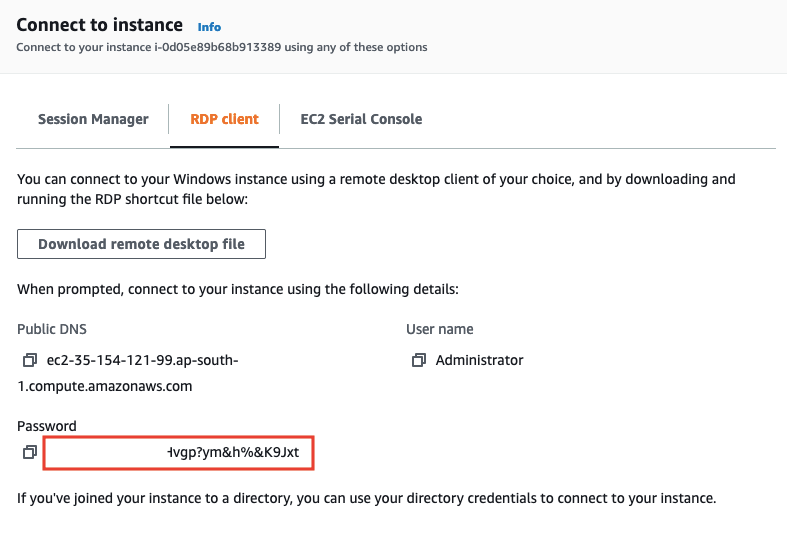 Create a Windows EC2 instance in AWS