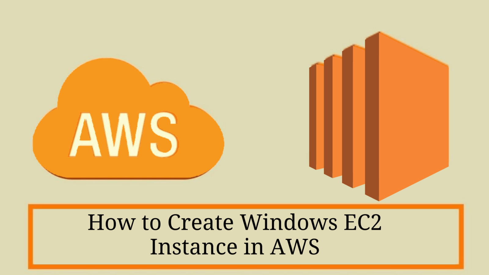 Create a Windows EC2 instance in AWS