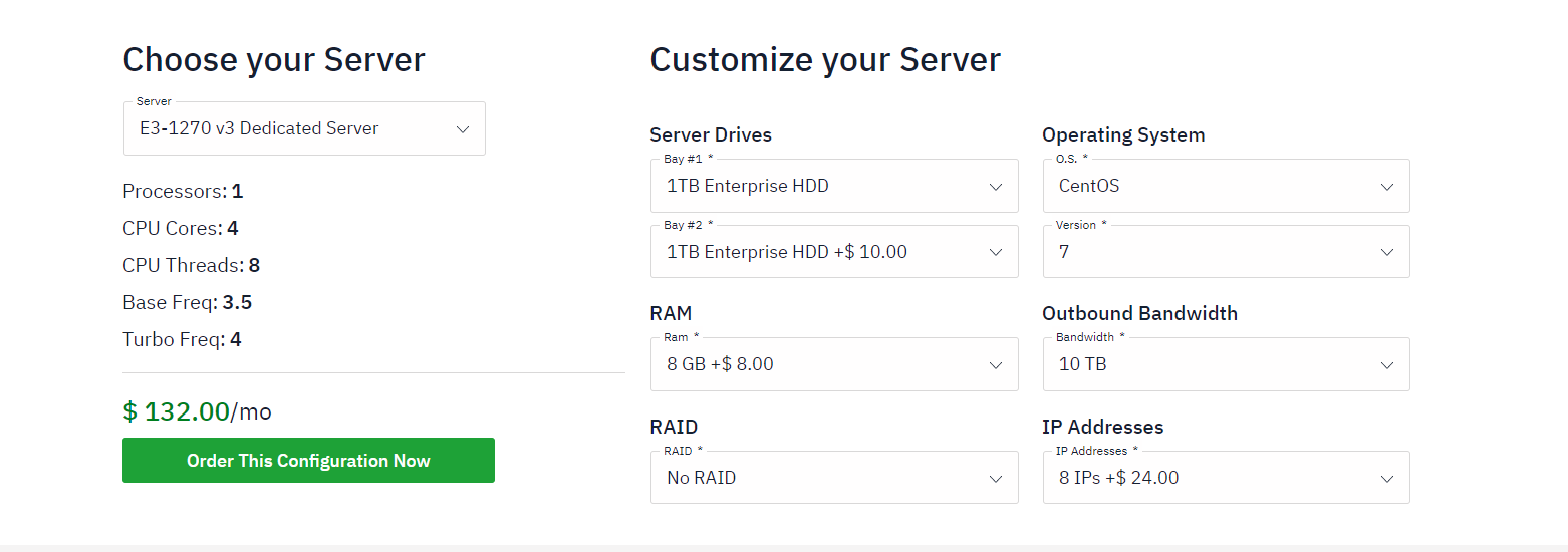 Dedicated Server Hosting