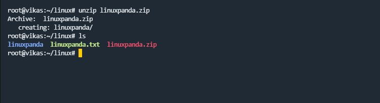 zip/unzip commend for linux - Most-Used Commands On Linux