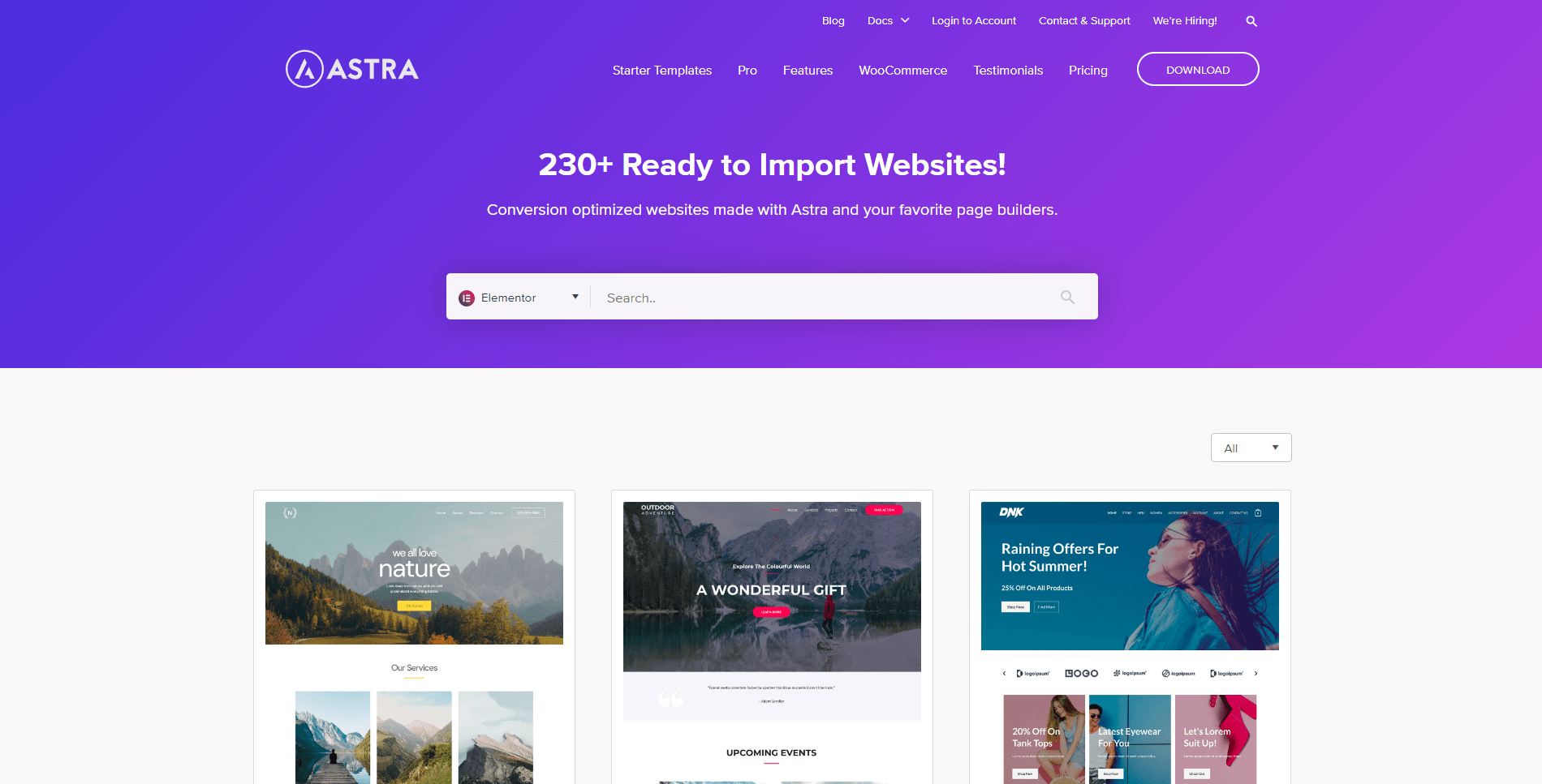  Astra - Best WooCommerce Themes