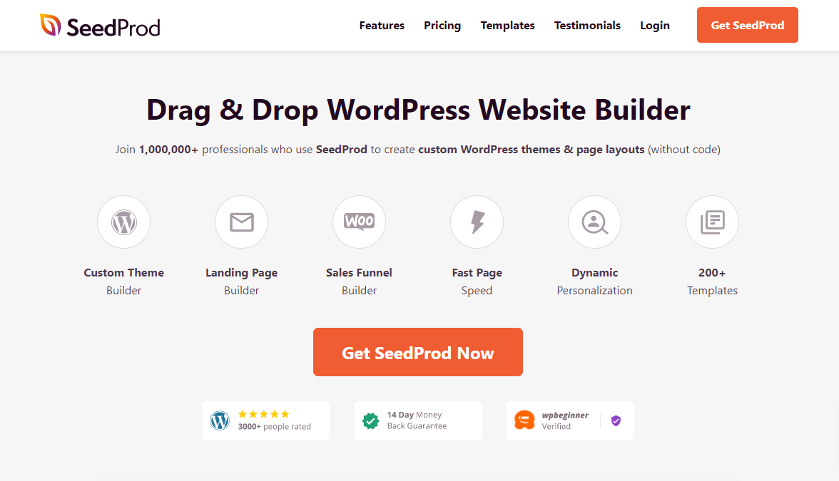 SeedProd WordPress Website Builder
