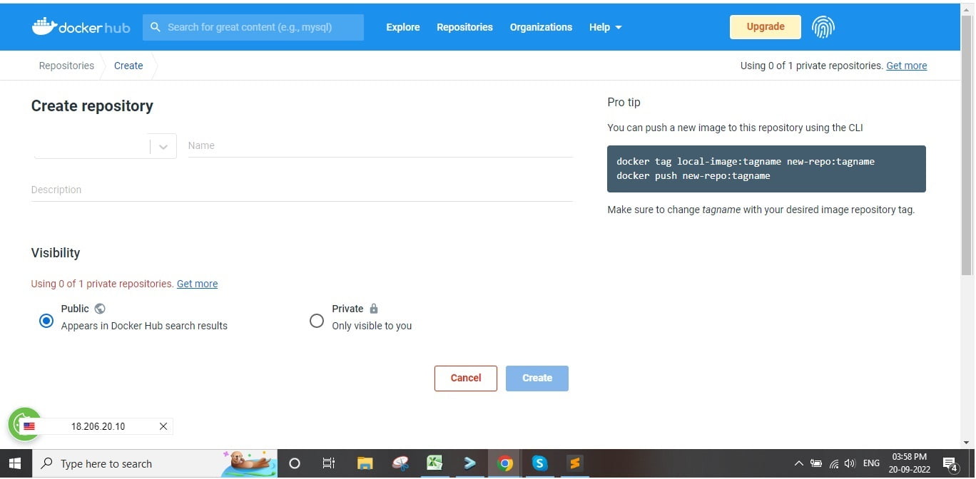 Create a Repository