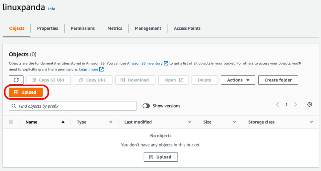 create a public AWS S3 bucket