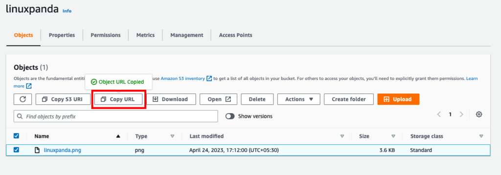 create a public AWS S3 bucket