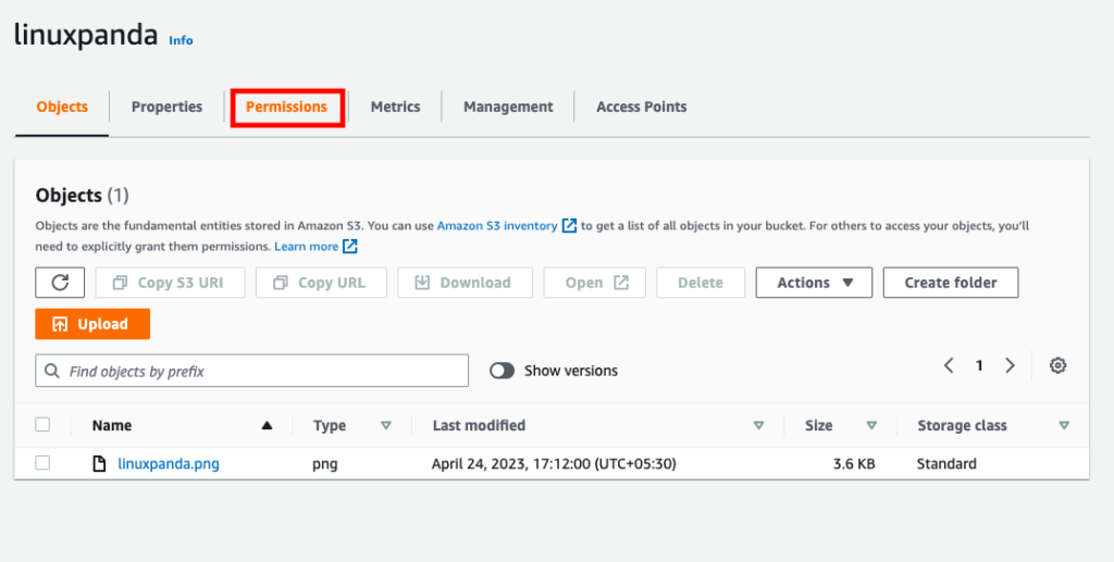 create a public AWS S3 bucket