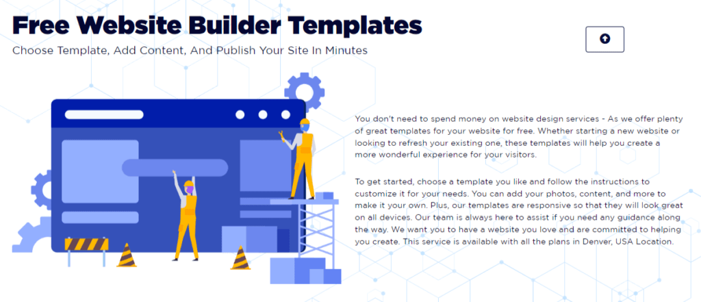 accuweb free website builder templates 
