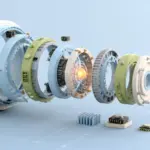 Exploded 3D kernel model representing Linux 7.2 release candidate testing