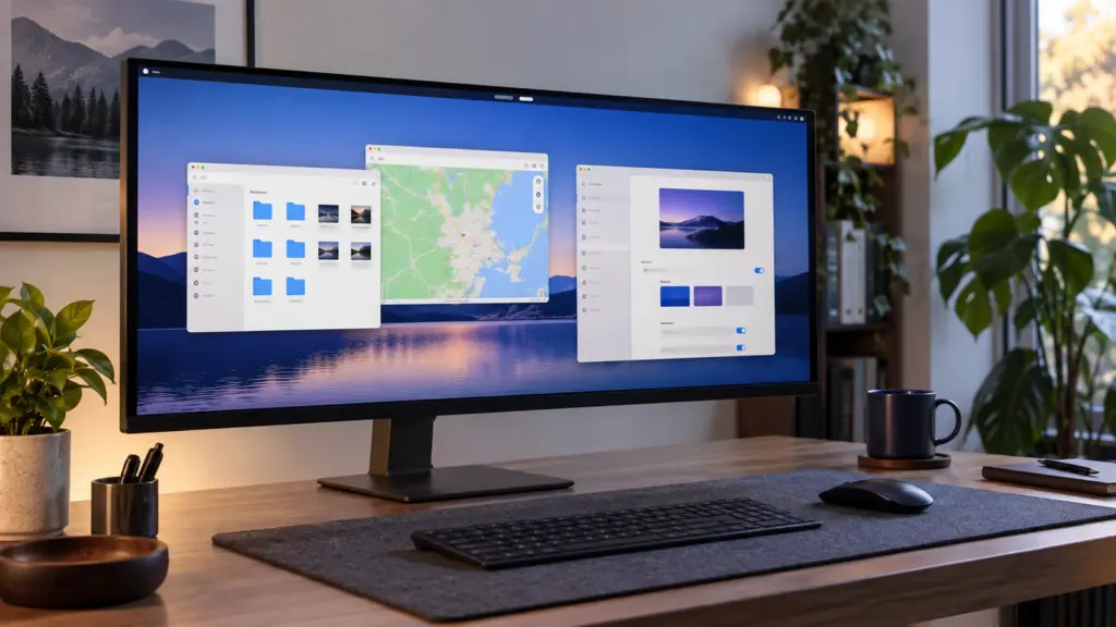 Modern Linux desktop representing the GNOME 51 release and its updated applications