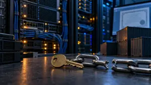 Broken certificate chain and key in front of Linux server infrastructure